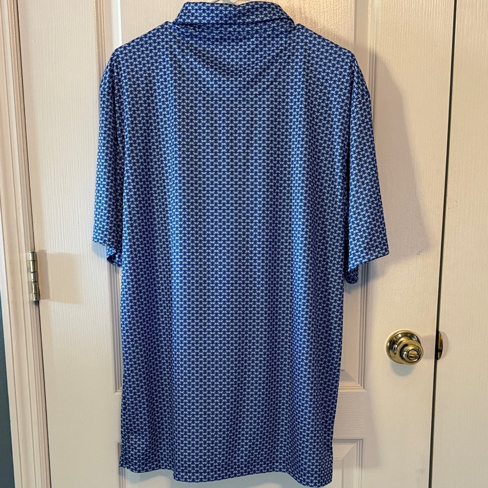 Hogan Navy Patterned Casual Button-Down Shirt - image 8